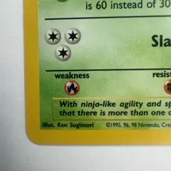 #3 Scyther 17/130 Base Set 2 2000 Holo Rare WOTC Pokemon Card TCG NM/LP - Image 4