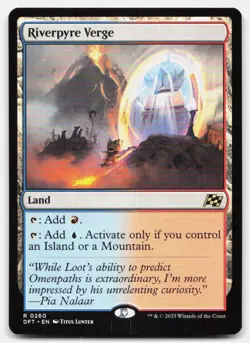 Riverpyre Verge 260 Rare Prerelease Cards Magic: The Gathering Near Mint - Image 1