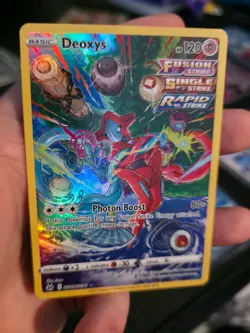 Pokemon Card Deoxys GG12/GG70 Ultra Rare Crown Zenith Near Mint - Image 5