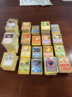 Pokemon Collection Lot - Vintage - MP/HP/ DMG ( 1,634 Cards Total ) Many DAMAGED - Image 1