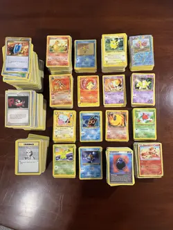 Pokemon Collection Lot - Vintage - MP/HP/ DMG ( 1,634 Cards Total ) Many DAMAGED - Image 2