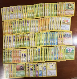 Pokemon Collection Lot - Vintage - MP/HP/ DMG ( 1,634 Cards Total ) Many DAMAGED - Image 5