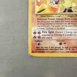 Charizard 4/102 Base Set Holo Rar Pokemon TCG Card heavily played/damage - Image 2