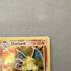Charizard 4/102 Base Set Holo Rar Pokemon TCG Card heavily played/damage - Image 4