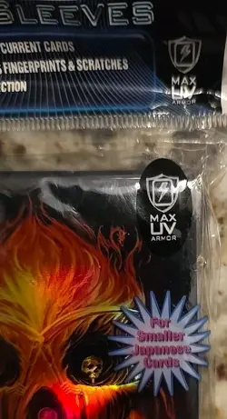 MAX Neo Sleeves Skull Art 7060 FMA for Yu-Gi-Oh Japanese Size 50 Card Sleeves - Image 2