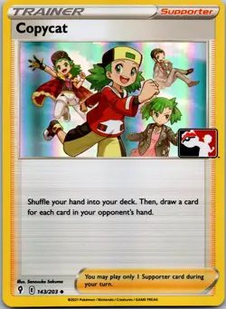 Copycat 143/203 - Prize Pack Series Cards Pokemon TCG NM Holo - Image 1
