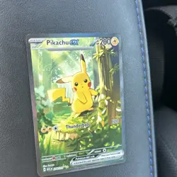 Pikachu EX Holo Rare Thunderbolt 200 HP Card 276/217 Pokemon TCG - Image 3