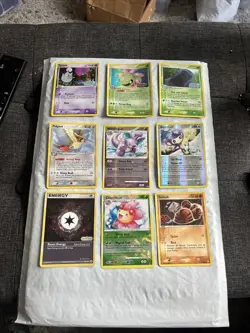 Pokemon 9 Card Lot Pisgeot Energy Aipom Nidoking More - Image 1