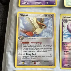 Pokemon 9 Card Lot Pisgeot Energy Aipom Nidoking More - Image 5
