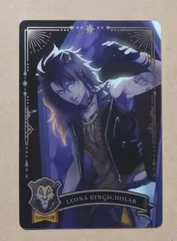 Disney Twisted Wonderland Metal Card Collection P2-16 Leona Kingscholar - Image 1