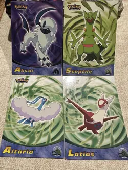 Pokemon 2003 Topps Advanced - 4 CARD LOT - ABSOL SCEPTILE LATIAS ALTARIA - RARE - Image 1