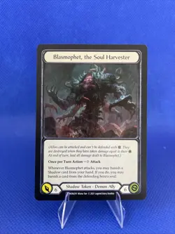 Flesh and Blood Card: (1x) Blasmophet, the Soul Harvester // Ursur (MON219/220) - Image 1