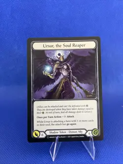 Flesh and Blood Card: (1x) Blasmophet, the Soul Harvester // Ursur (MON219/220) - Image 2