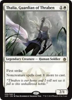 x1 Thalia, Guardian of Thraben R MTG Masters 25 M/NM, English - Image 1