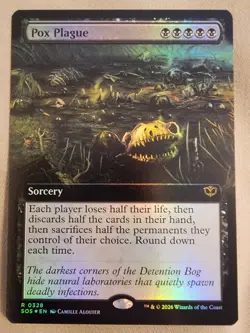 BRAND NEW Magic The Gathering: Pox Plague Foil Extended Secrets of Strixhaven - Image 1