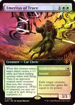 MTG: Secrets of Strixhaven - Emeritus of Truce (Extended Art) Foil M 0309 - Image 1