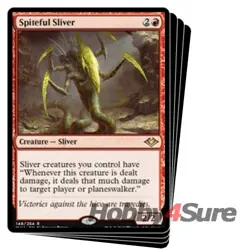 Spiteful Sliver X4 M/NM Magic: The Gathering MTG Modern Horizons - Image 1