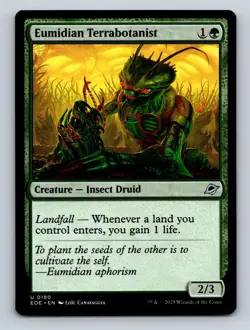 MTG Eumidian Terrabotanist 180 Edge of Eternities Regular - Image 1