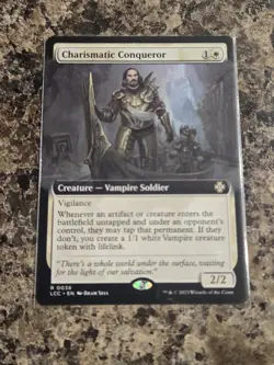 Magic The Gathering Charismatic Conqueror (Extended Art) NM LCC *SHIPS NOW* - Image 1