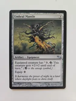 1x NM Umbral Mantle Shadowmoor SHM Magic Gathering MtG EDH Commander Untap Equip - Image 1