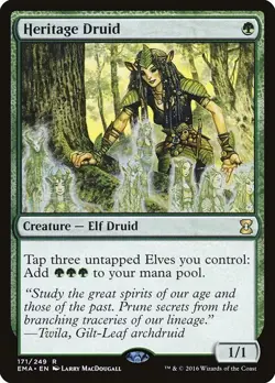 Heritage Druid 1x MtG Eternal Masters EMA SP/NM - Image 1