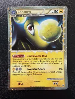Lanturn Prime Pokemon TCG HGSS Unleashed 86/95 LP/MP - Image 1
