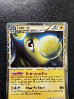Lanturn Prime Pokemon TCG HGSS Unleashed 86/95 LP/MP - Image 2