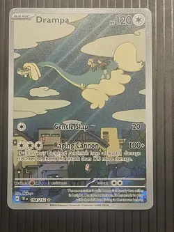 Pokemon Drampa 184 Temporal Forces Illustration Rare Card Holo Full Art NM - Image 1