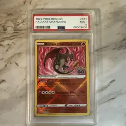2022 Pokemon Go Radiant Charizard #011 PSA 9 Mint - Image 1