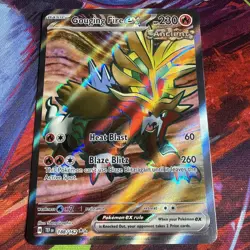 Gouging Fire ex Full Art UR 188/162 Pokemon TCG Temporal Forces Ultra Rare - NM - Image 1