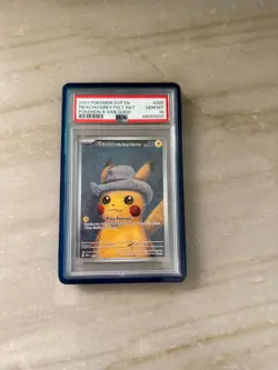 2023 Pokemon SVP Pikachu with Grey Felt Hat Van Gogh 085 Promo PSA 10 GEM MINT - Image 1