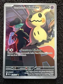 2026 POKEMON ASCENDED HEROES - TEAM ROCKET'S MIMIKYU ILLUSTRATION RARE #238/217 - Image 1