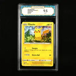 TQG 9.5 MINT+ 2022 Pokemon x McDonald's ENG Pikachu E 7/15 - Image 1
