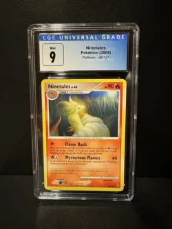 36/127 Ninetales (platinum) 2009 (CGC Graded 9) Pokemon Slab - Image 1