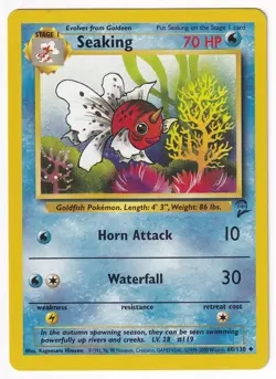 Seaking 60/130 - Base Set 2 - LP Uncommon - Pokemon TCG - Image 1