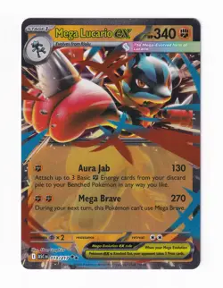 Mega Lucario EX 113/217 - Ascended Heroes - NM Double Rare - Pokemon TCG - Image 1