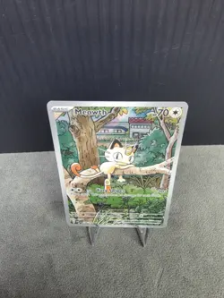 Meowth 106/094 Me02: Phantasmal Flames Illustration Rare Pokemon TCG NM English - Image 4