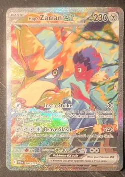 Pokemon TCG-Hop's Zacian EX 186/159 Journey Together Special Illustration Rare - Image 1