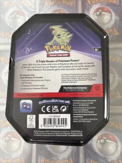 Pokemon TCG: Tyranitar Triple Whammy Collectors Tin - Factory Sealed!!!⭐⭐⭐ - Image 2