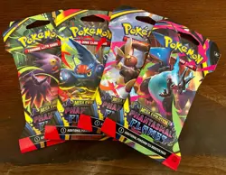 Pokemon TCG Phantasmal Flames Sleeved Booster Pack Factory Sealed-Random Art - Image 1