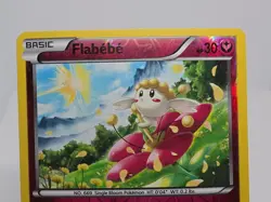 Pokemon TCG Flabebe 101/162 Reverse Holo XY BREAKthrough LP - Image 2