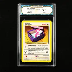 TQG 9.5 MINT+ 2000 Pokemon ENG Porygon #48/82 U - Image 1