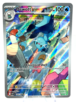 Dewott 106/086 - White Flare - Illustration Rare - Pokemon - NM - Image 1