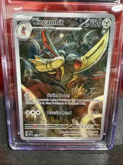2024 Pokemon Kingambit SVP 130 CGC 9 Mint Black Star Promo - Image 2