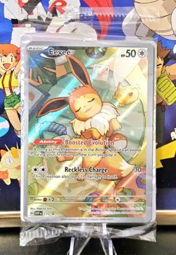 🔥 Pokemon TCG EEVEE 173 Sealed ETB Promo Full Art Holo Prismatic Evolutions NM - Image 1
