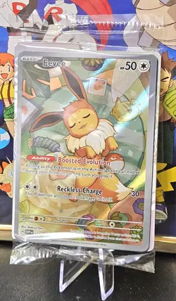 🔥 Pokemon TCG EEVEE 173 Sealed ETB Promo Full Art Holo Prismatic Evolutions NM - Image 2