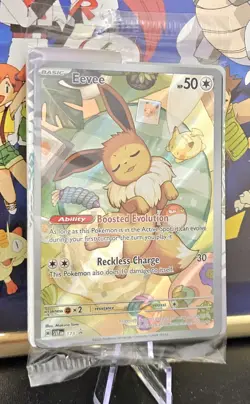 🔥 Pokemon TCG EEVEE 173 Sealed ETB Promo Full Art Holo Prismatic Evolutions NM - Image 3