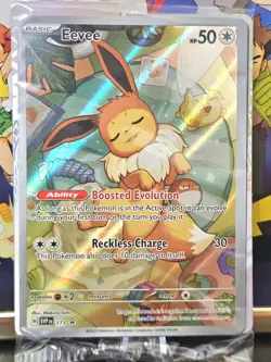 🔥 Pokemon TCG EEVEE 173 Sealed ETB Promo Full Art Holo Prismatic Evolutions NM - Image 4