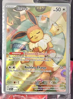🔥 Pokemon TCG EEVEE 173 Sealed ETB Promo Full Art Holo Prismatic Evolutions NM - Image 5
