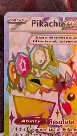 Pokemon Pikachu ex 219/191 Ultra Rare Full Art Holo Sv08: Surging Sparks TCG - Image 2